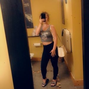 Forever 21 cropped racer tank